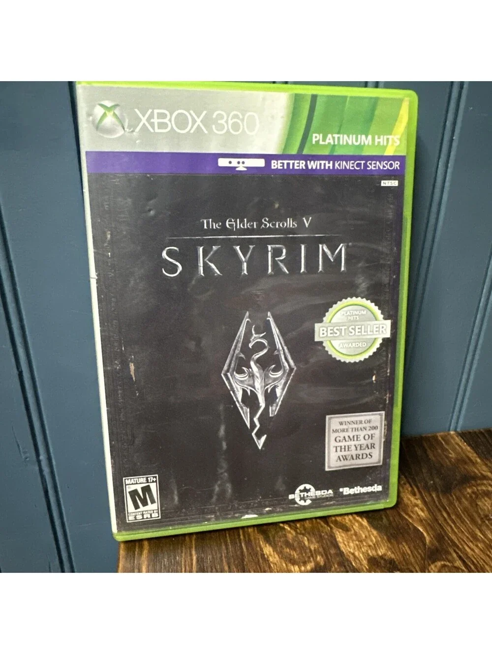 The Elder Scrolls V Skyrim Xbox 360 Bethesda Platinum Hits RPG M NTSC